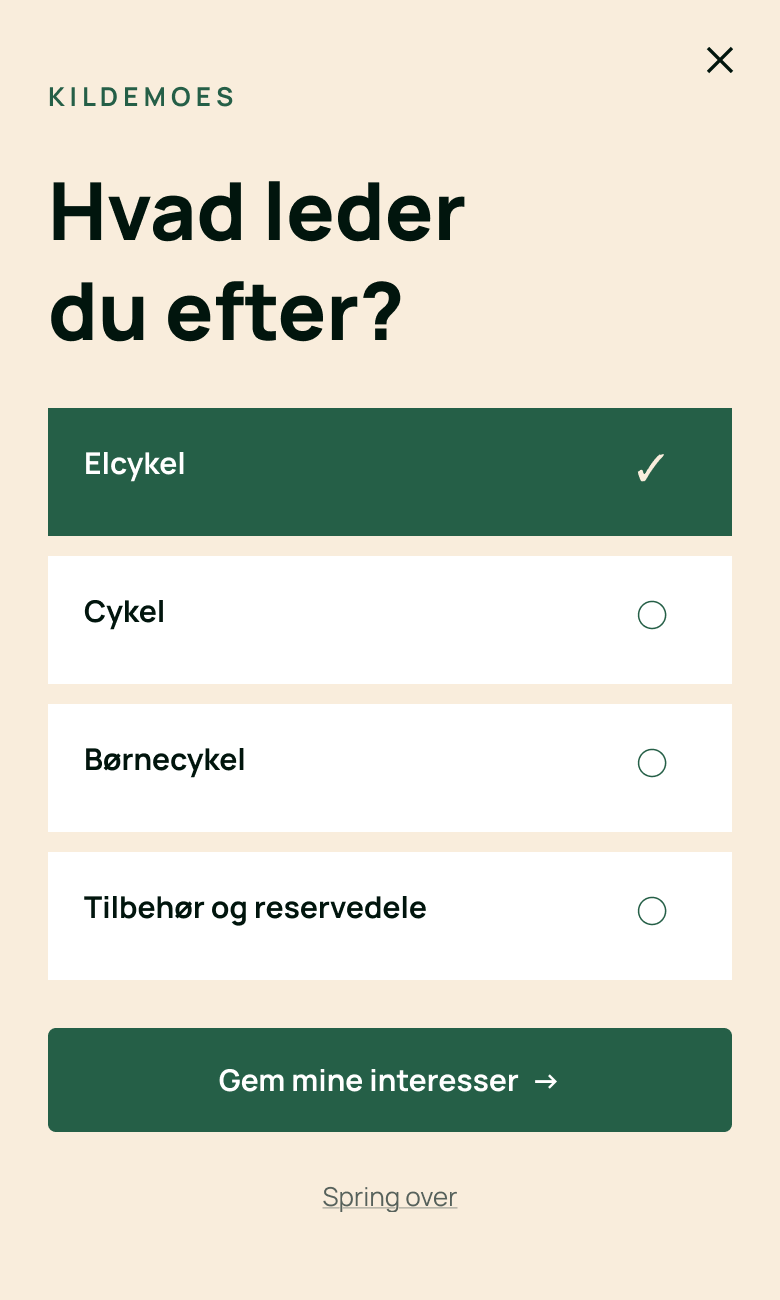 Kildemoes pop-up interest question
